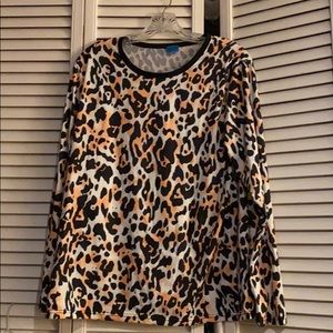 Leopard long sleeve shirt